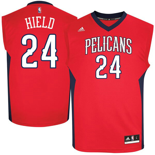 Camiseta Buddy Hield 24 New Orleans Pelicans adidas Replica Rojo Hombre